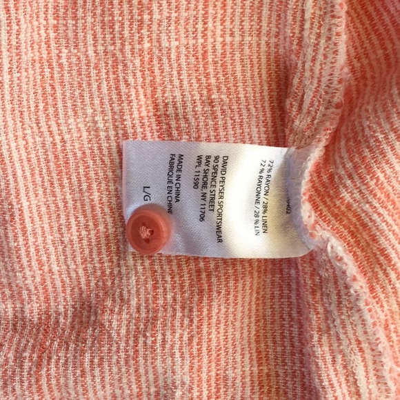 Weatherproof - Sleeveless Top - Pink & White - Picture 5 of 5